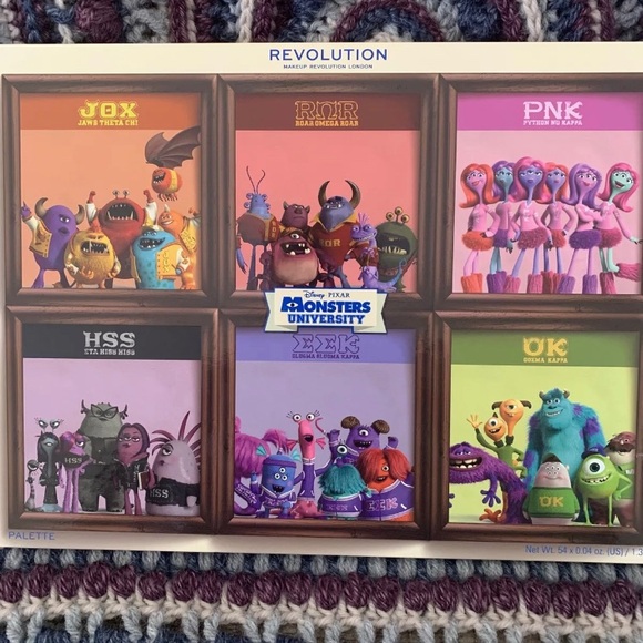 Revolution Makeup Disney Pixar Monsters University Palette 54 Shades - Picture 2 of 6